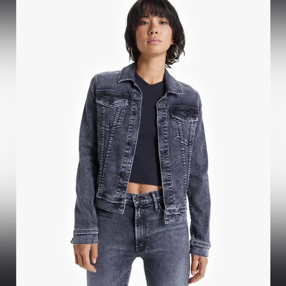 MOTHER Jackets & Coats New Womens Mother Pocket Bruiser Denim